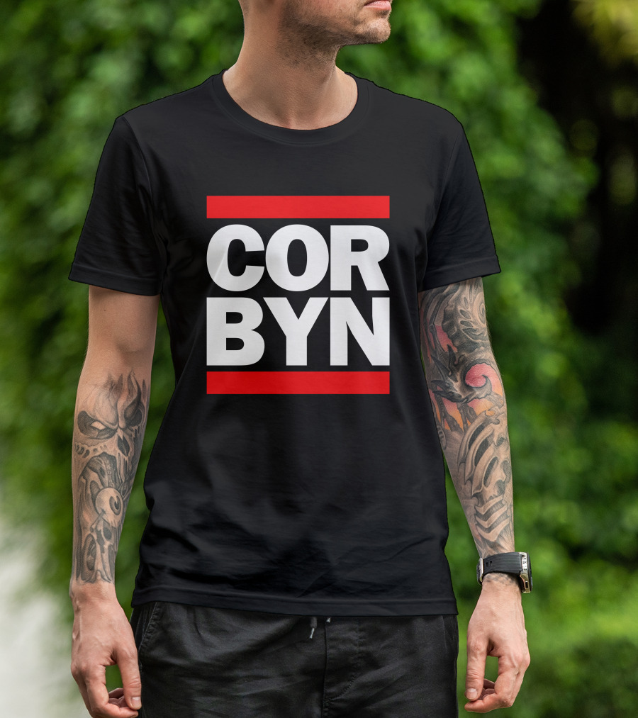 Fernando Morais Corbynista Corbyn Bold Red Lines T-Shirt
