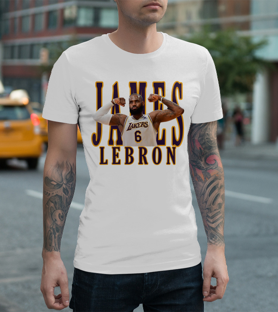 LeBron James 6 Lakers NBA T-Shirt
