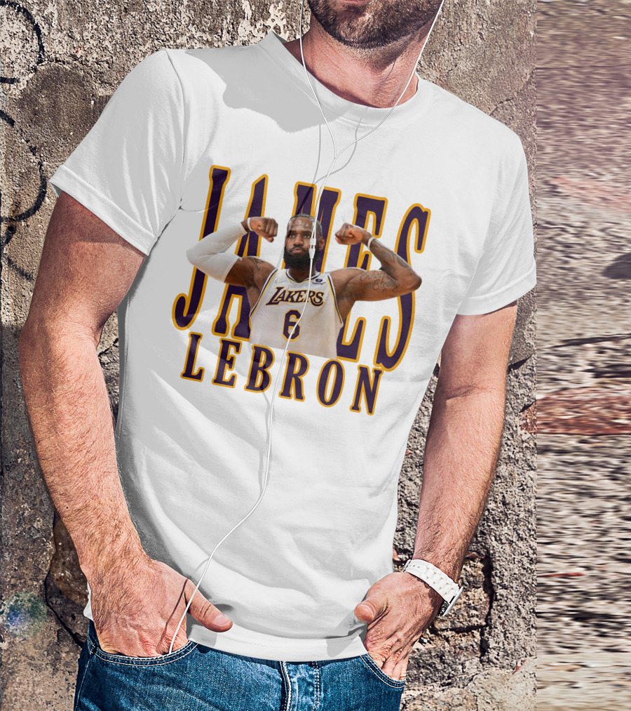 LeBron James 6 Lakers NBA T-Shirt