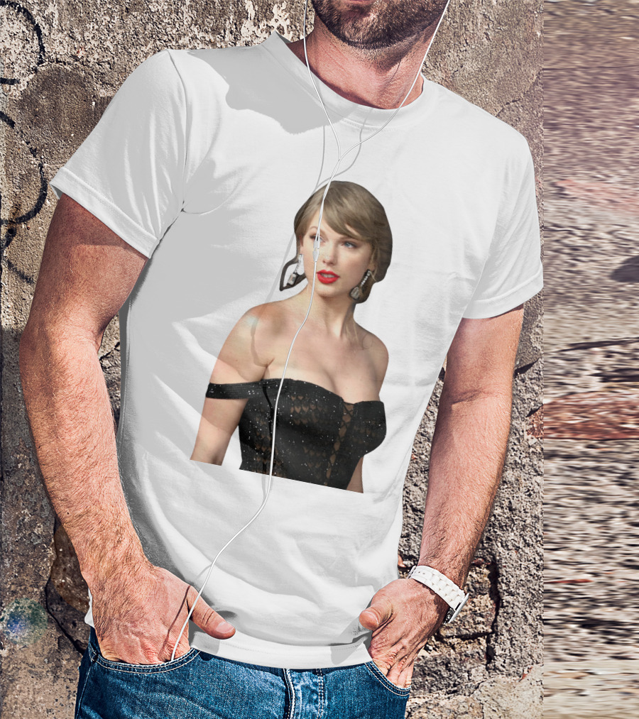 Taylor Swift Black Dress Elegant Look T-Shirt