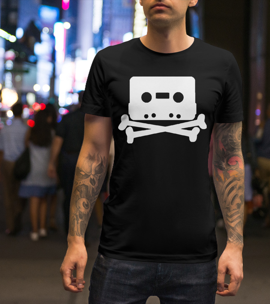 Fettes Brot Germany Rapper Cassette Tape Crossbones T-Shirt