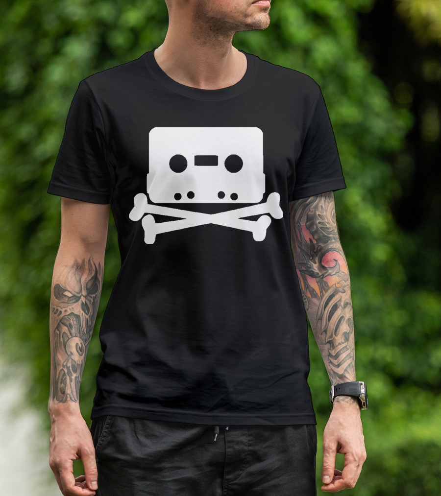 Fettes Brot Germany Rapper Cassette Tape Crossbones T-Shirt