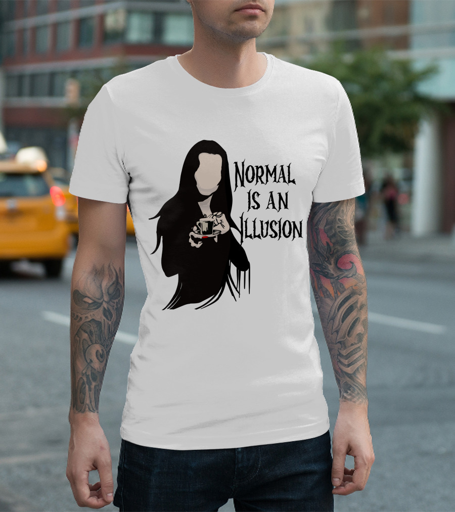 Wednesday Addams Normal Is An Illusion T-Shirt