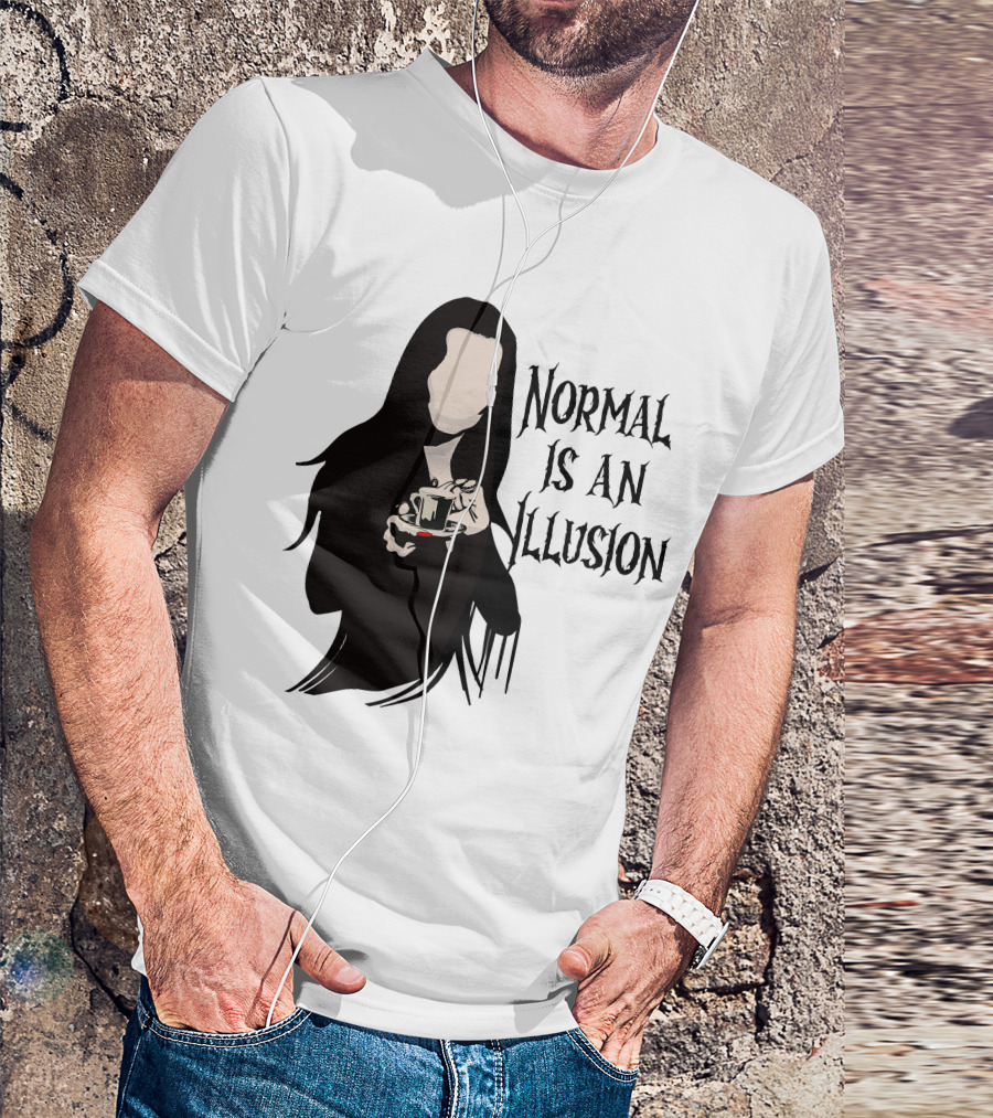 Wednesday Addams Normal Is An Illusion T-Shirt