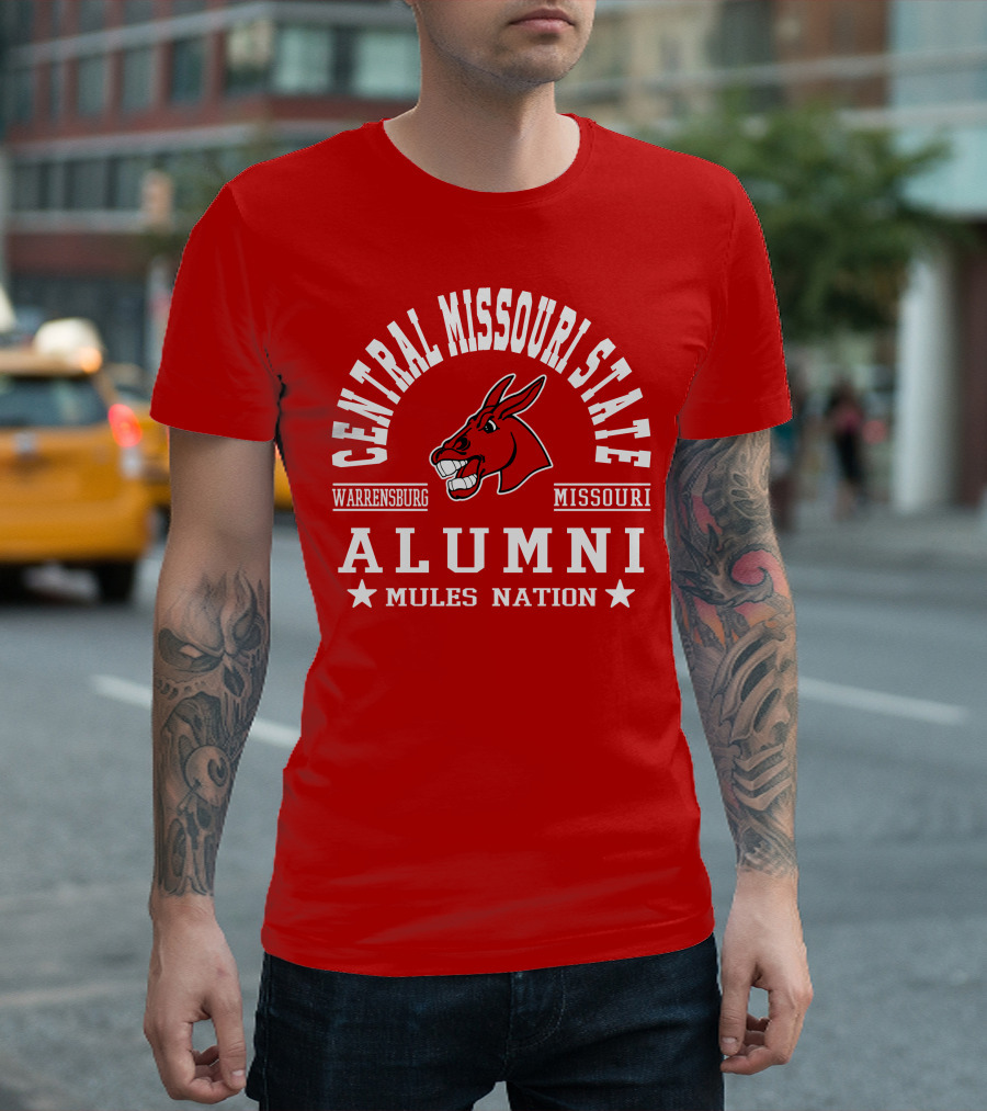 Central Missouri State Alumni Warrensburg Missouri Mules Nation T-Shirt