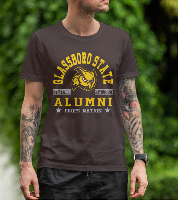 Glassboro State New Jersey Alumni Profs Nation Stratford Owl T-Shirt