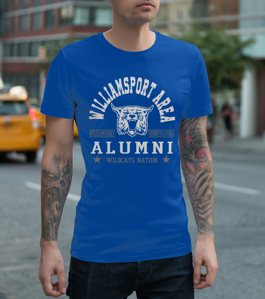 Williamsport Area Wildcats Pennsylvania Alumni Nation T-Shirt