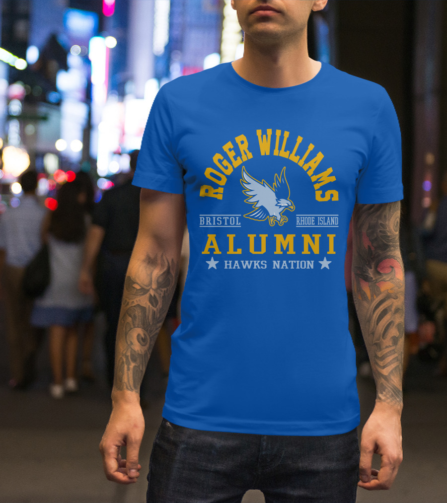 Roger Williams Alumni Hawks Nation Bristol Rhode Island T-Shirt