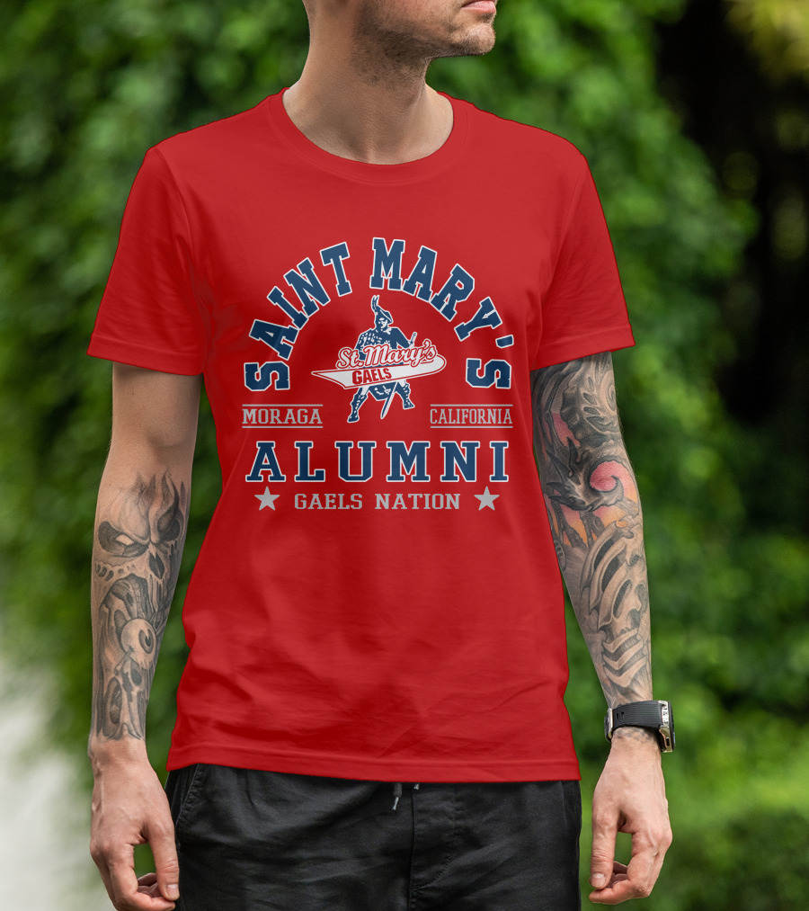 SAINT MARY'S ALUMNI GAELS NATION MORAGA CALIFORNIA T-Shirt