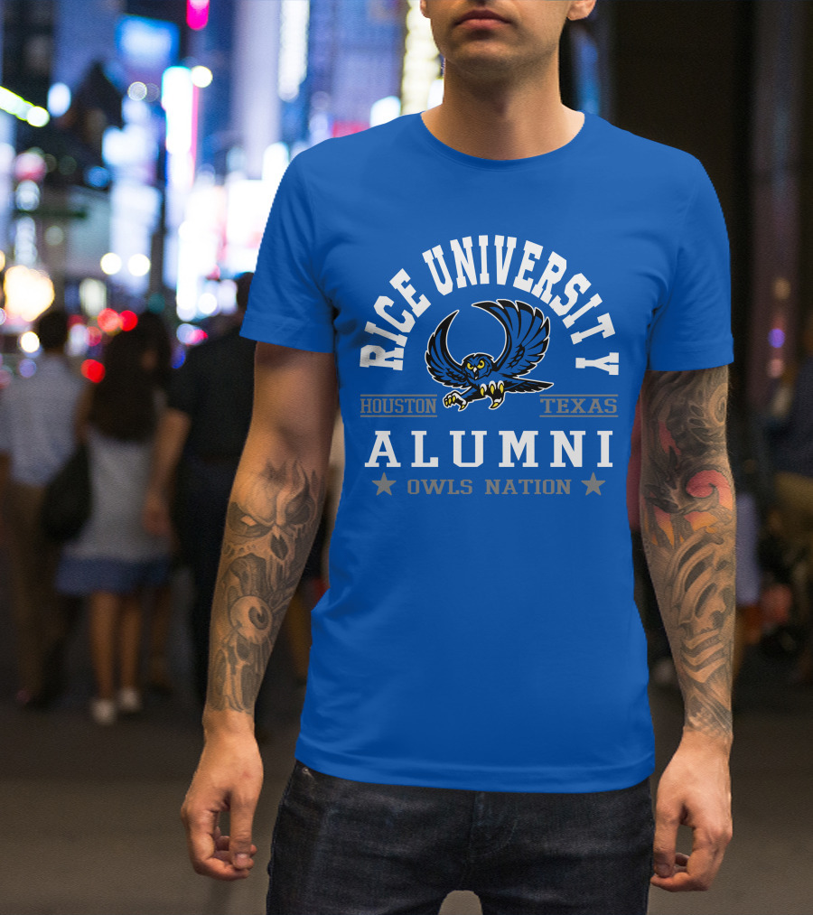 Rice University Alumni Owls Nation Houston Texas T-Shirt