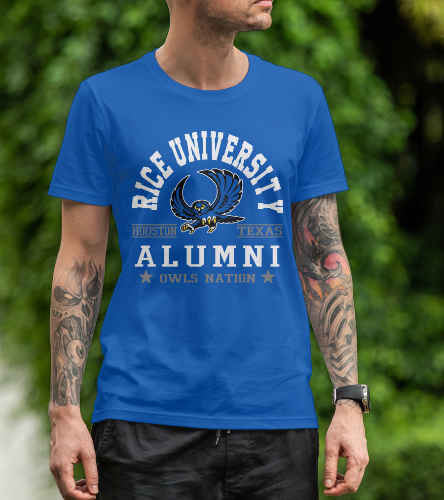 Rice University Alumni Owls Nation Houston Texas T-Shirt