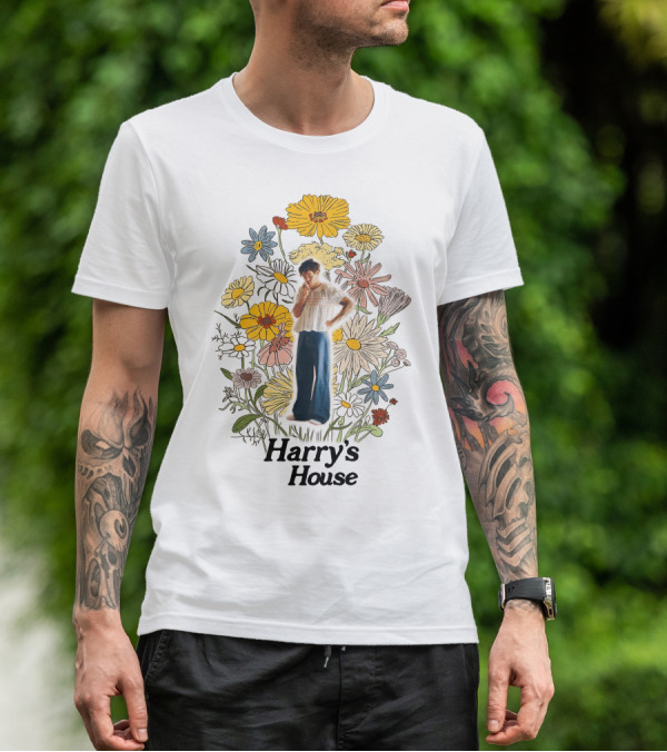 Harry's House Floral Setting With Standing Figure T-Shirt