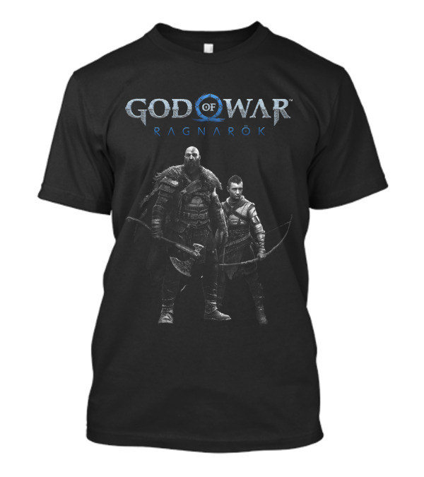 God Of War Ragnarök Silver Kratos And Atreus T-Shirt