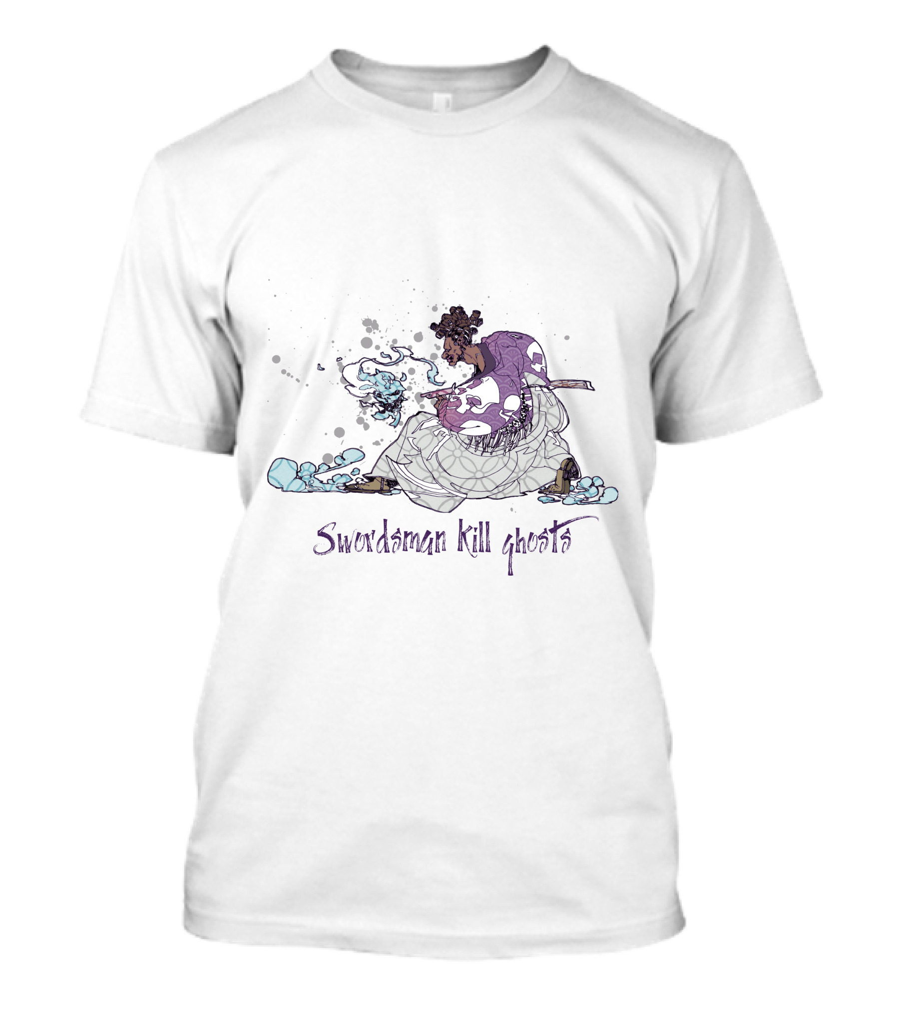 Swordsman Kill Ghosts T-Shirt