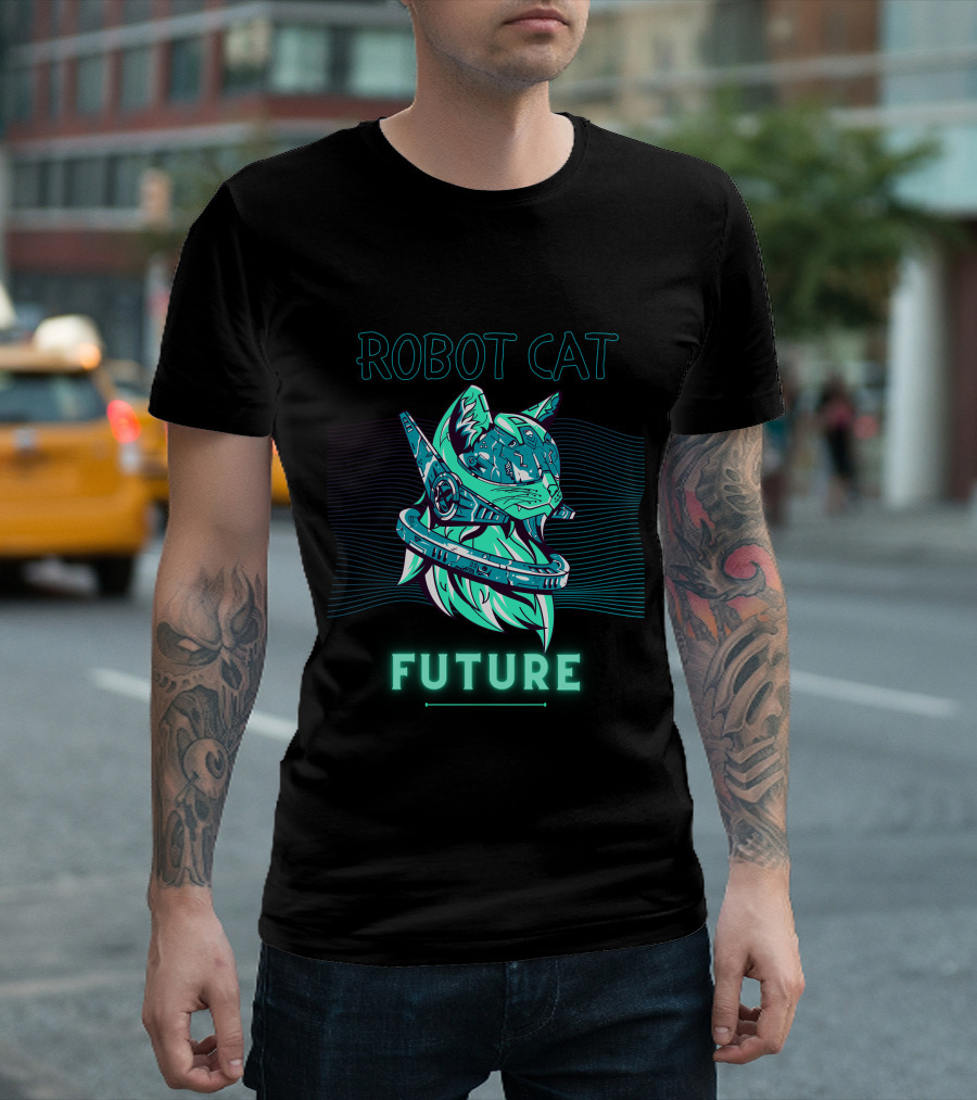 ROBOT CAT FUTURE T-Shirt