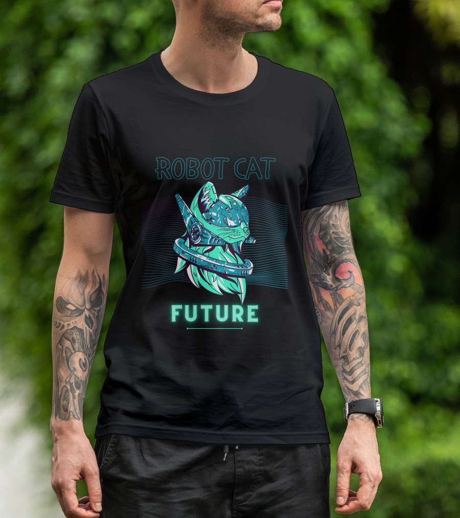 ROBOT CAT FUTURE T-Shirt