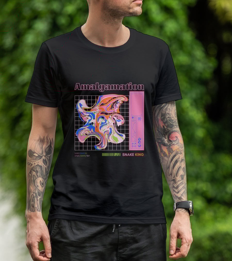 Amalgamation Snake King Distortion T-Shirt