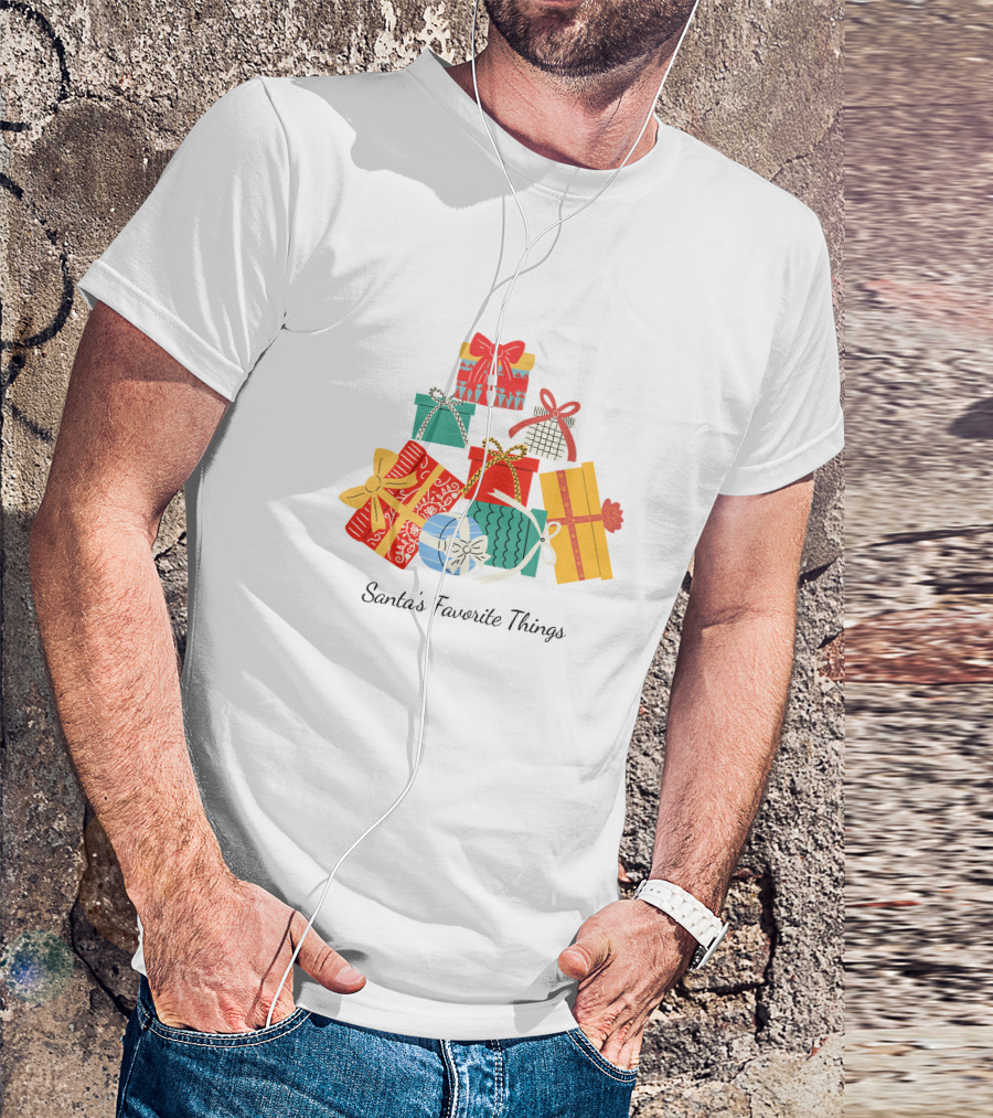 Santa's Favorite Things Presents T-Shirt