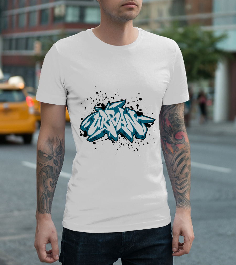 Urban Rebellious Personality Graffiti T-Shirt