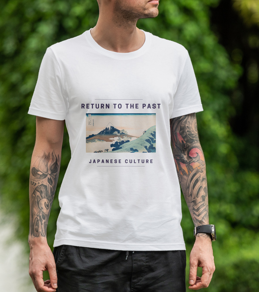 RETURN TO THE PAST JAPANESE CULTURE MOUNT FUJI Ukiyo-e T-Shirt