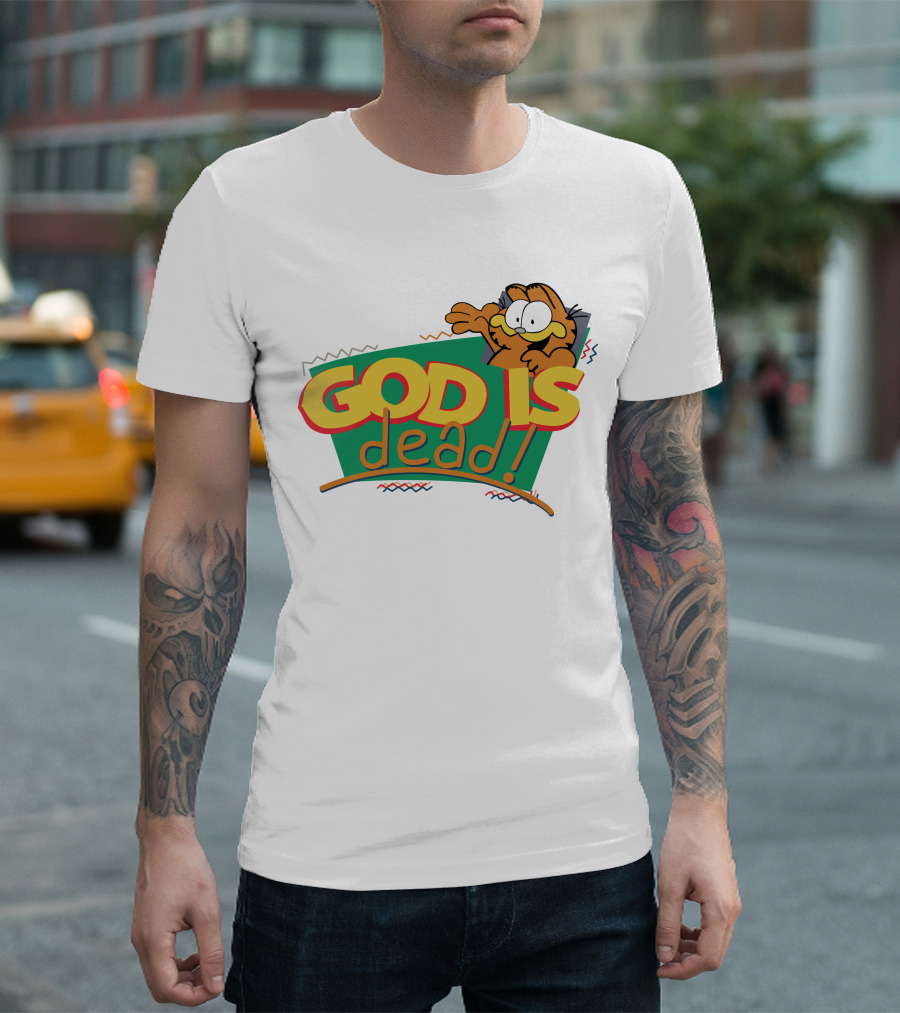 God Is Dead Garfield T-Shirt