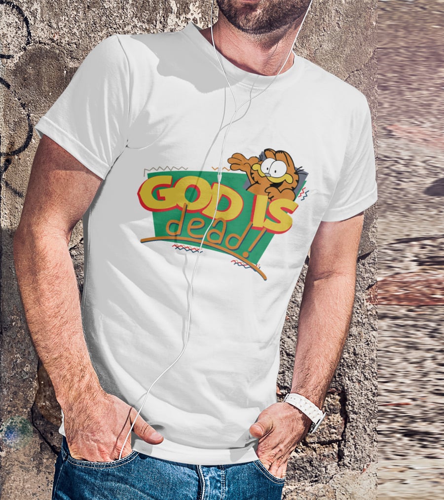 God Is Dead Garfield T-Shirt