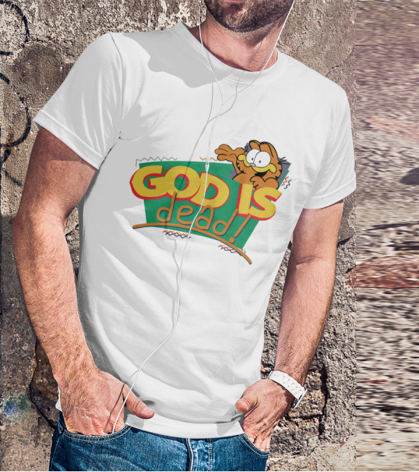 God Is Dead Garfield T-Shirt