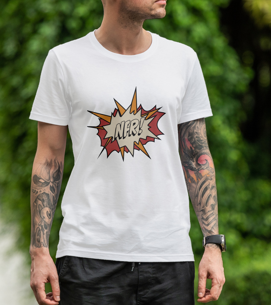 Nfr Comic Book Style Explosion T-Shirt