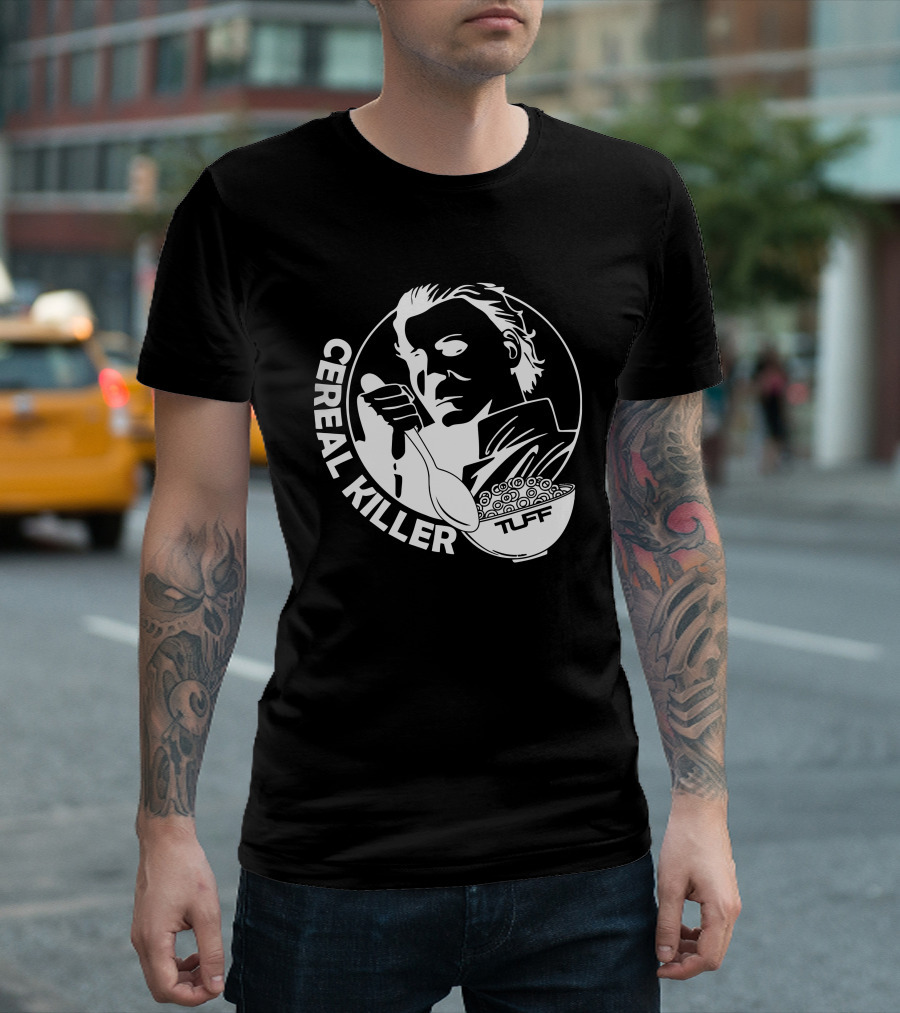 Cereal Killer Breakfast Humor Vintage T-Shirt