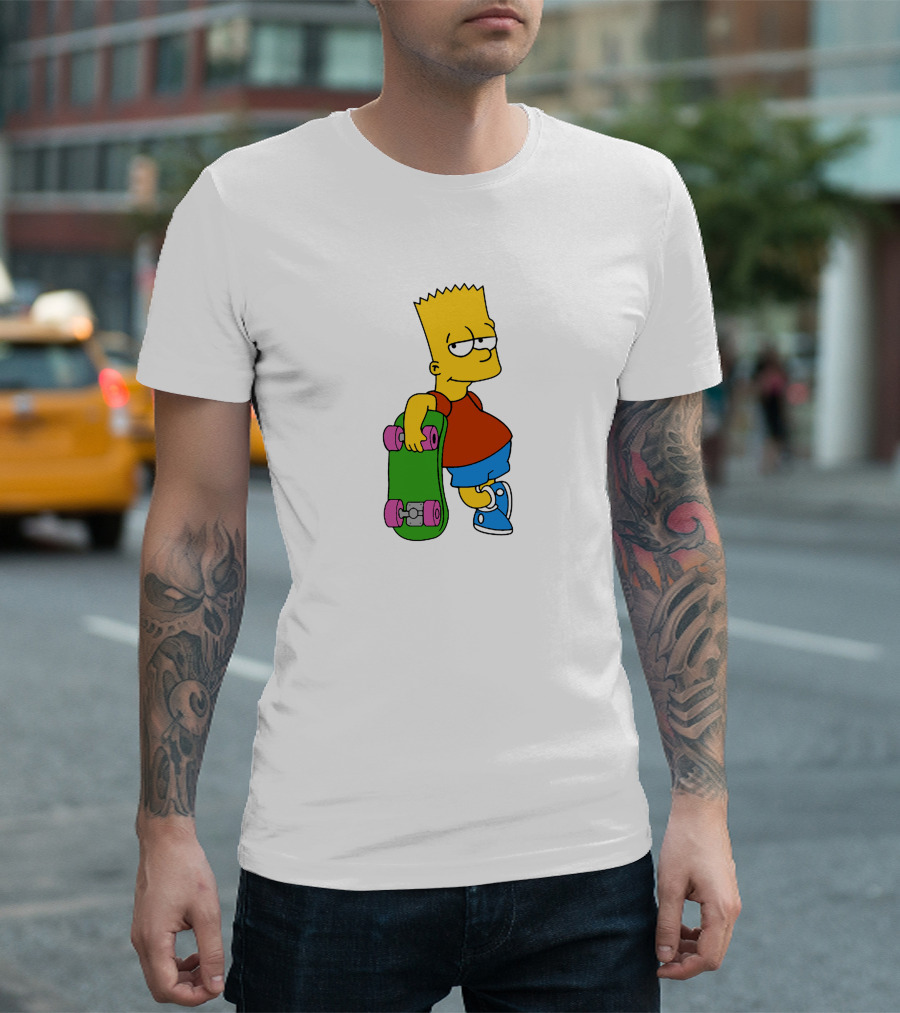 Bart Simpson Skateboard T-Shirt