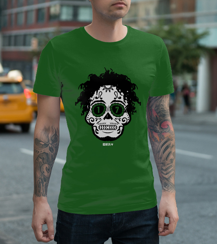 Garrett Wilson Sugar Skull 17 T-Shirt