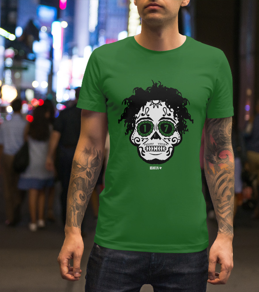 Garrett Wilson Sugar Skull 17 T-Shirt