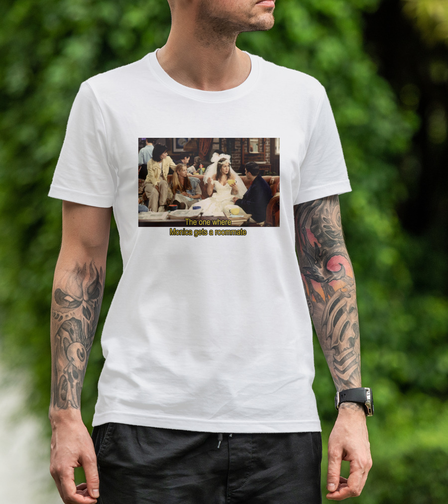 Friends The One Where Monica Gets A Roommate Wedding Dress Scene T-Shirt