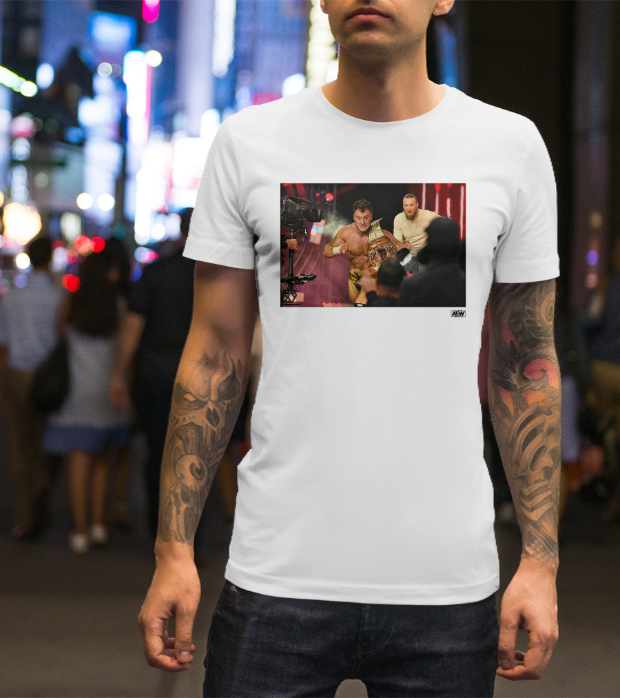 MJF Vs Bryan Danielson Running Scared AEW Wrestling Match Showdown T-Shirt