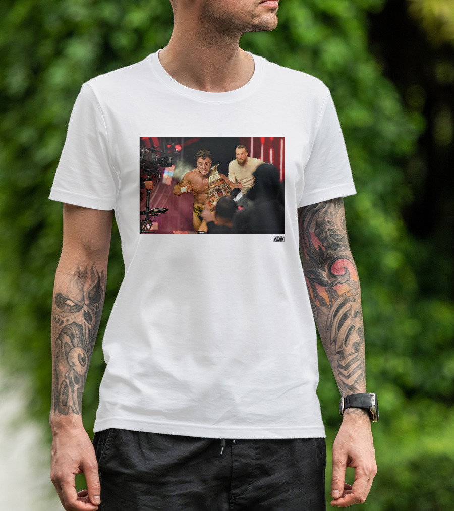 MJF Vs Bryan Danielson Running Scared AEW Wrestling Match Showdown T-Shirt