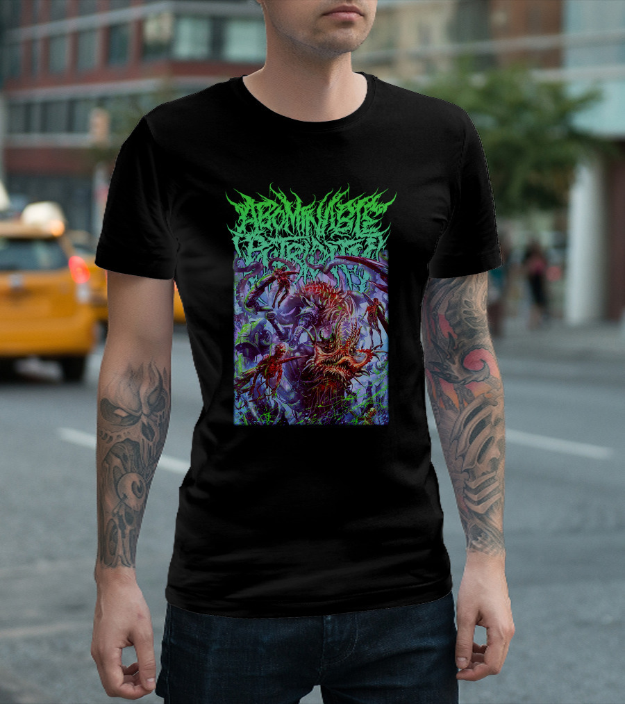 Grotesque Cybernetic Optimization Morbidly Unique Bio-Mechanical Horror Creature T-Shirt