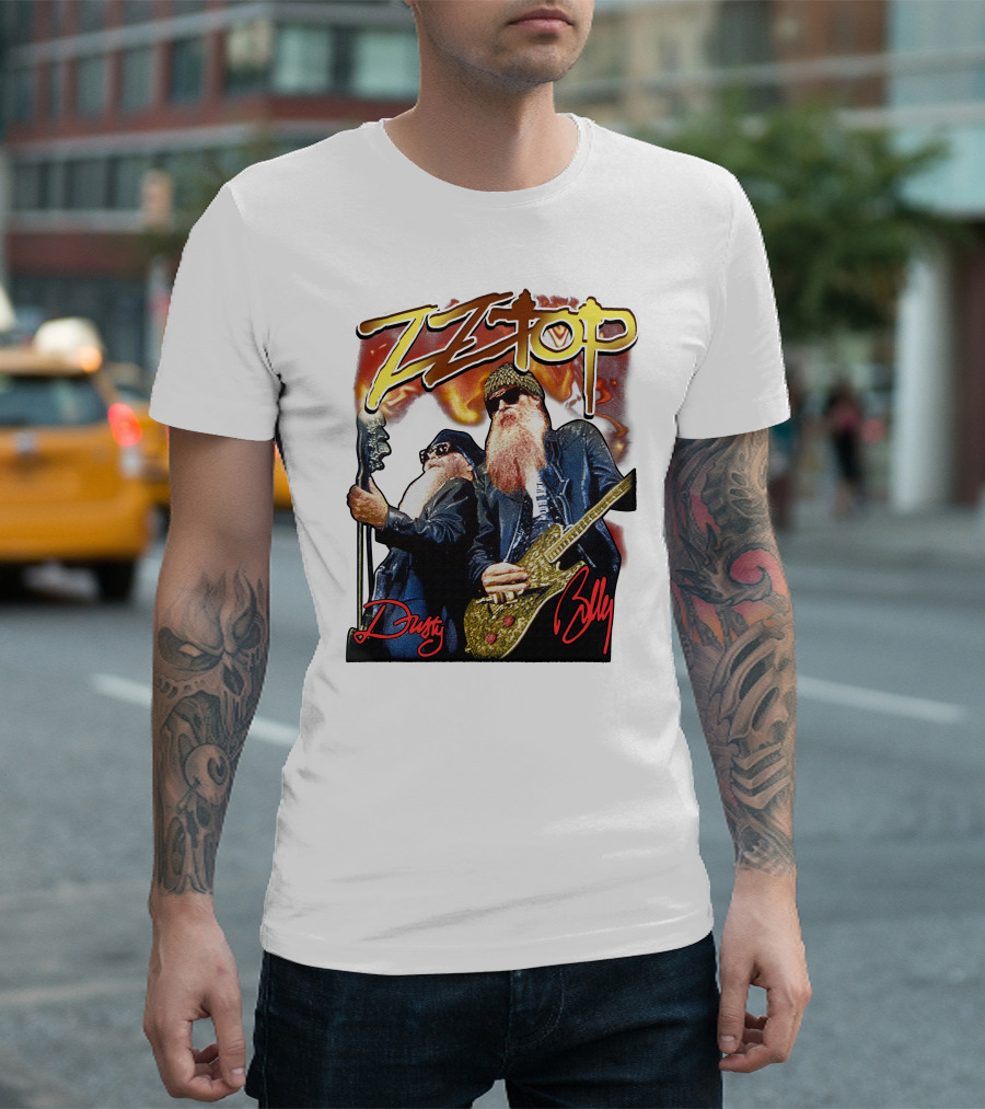 ZZ Top Live Since 1969 Vintage Dusty Billy T-Shirt
