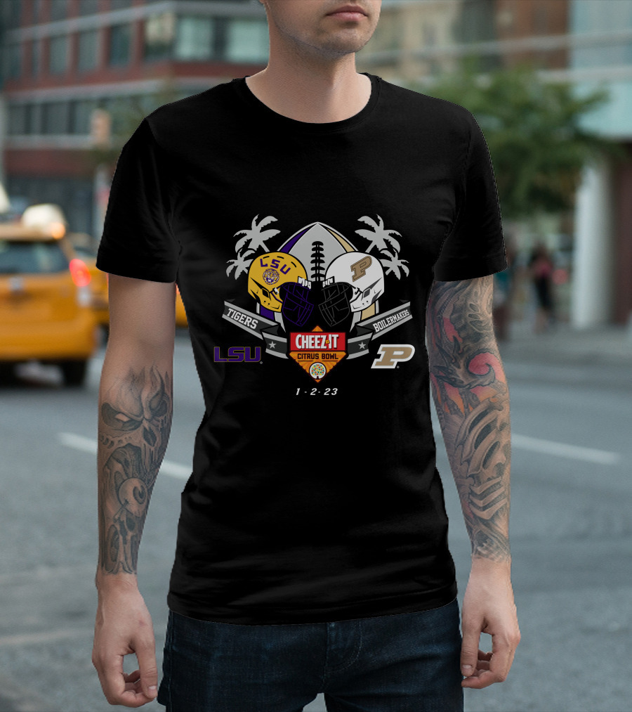 LSU Tigers vs Purdue Boilermakers Cheez It Citrus Bowl 01-02-23 T-Shirt