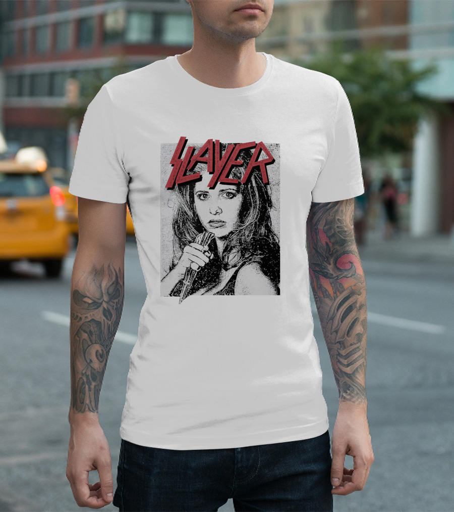 Buffy Slayer Vampire Cross T-Shirt