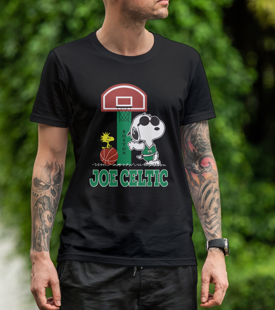 Snoopy Joe Celtic Boston Basketball Fan T-Shirt