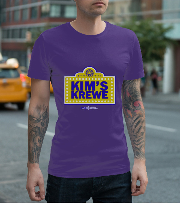 LSU Tigers Women's Basketball Kim's Krewe Featuring Iconic Tiger T-Shirt