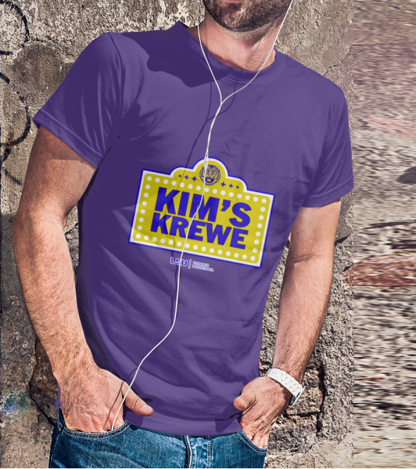 LSU Tigers Women's Basketball Kim's Krewe Featuring Iconic Tiger T-Shirt