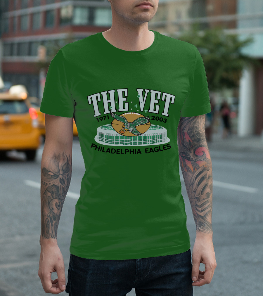 Philadelphia Eagles The Vet 1971-2003 Stadium T-Shirt