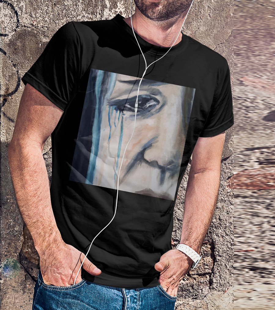 Sorrow Face Tears T-Shirt