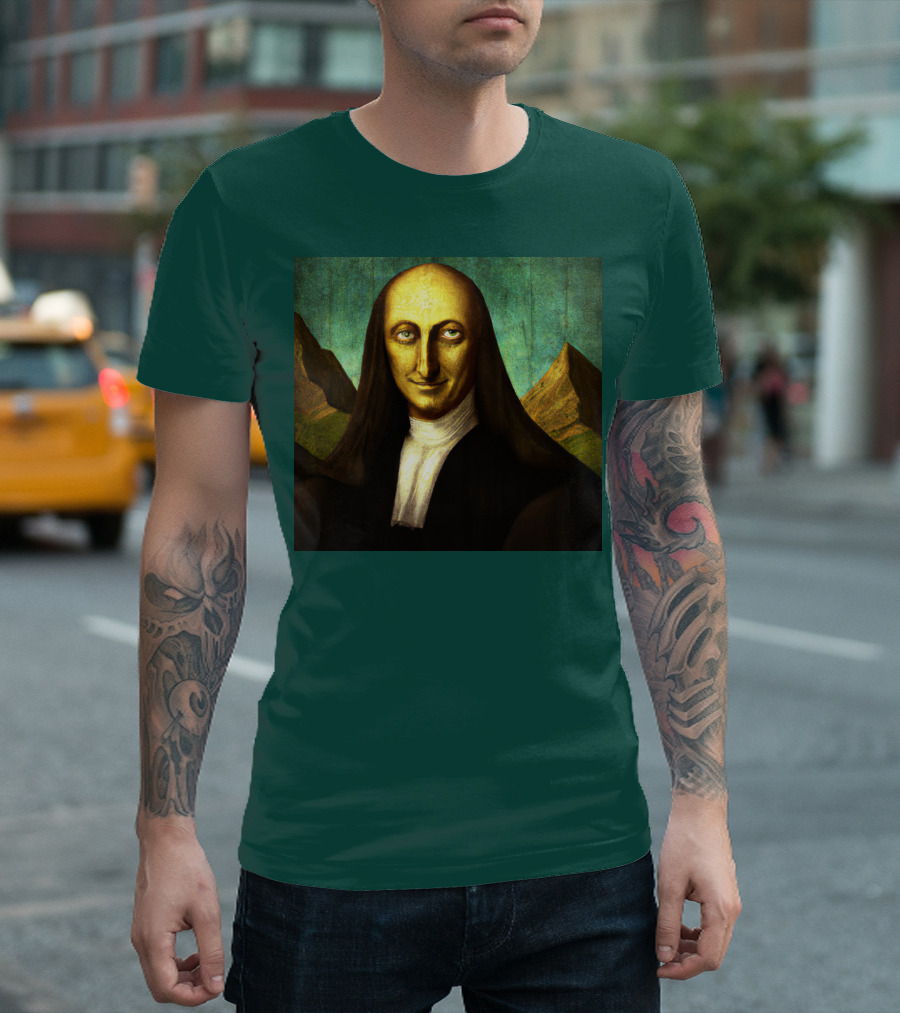 Sphinx Mona Lisa Hybrid Mysterious Smile T-Shirt