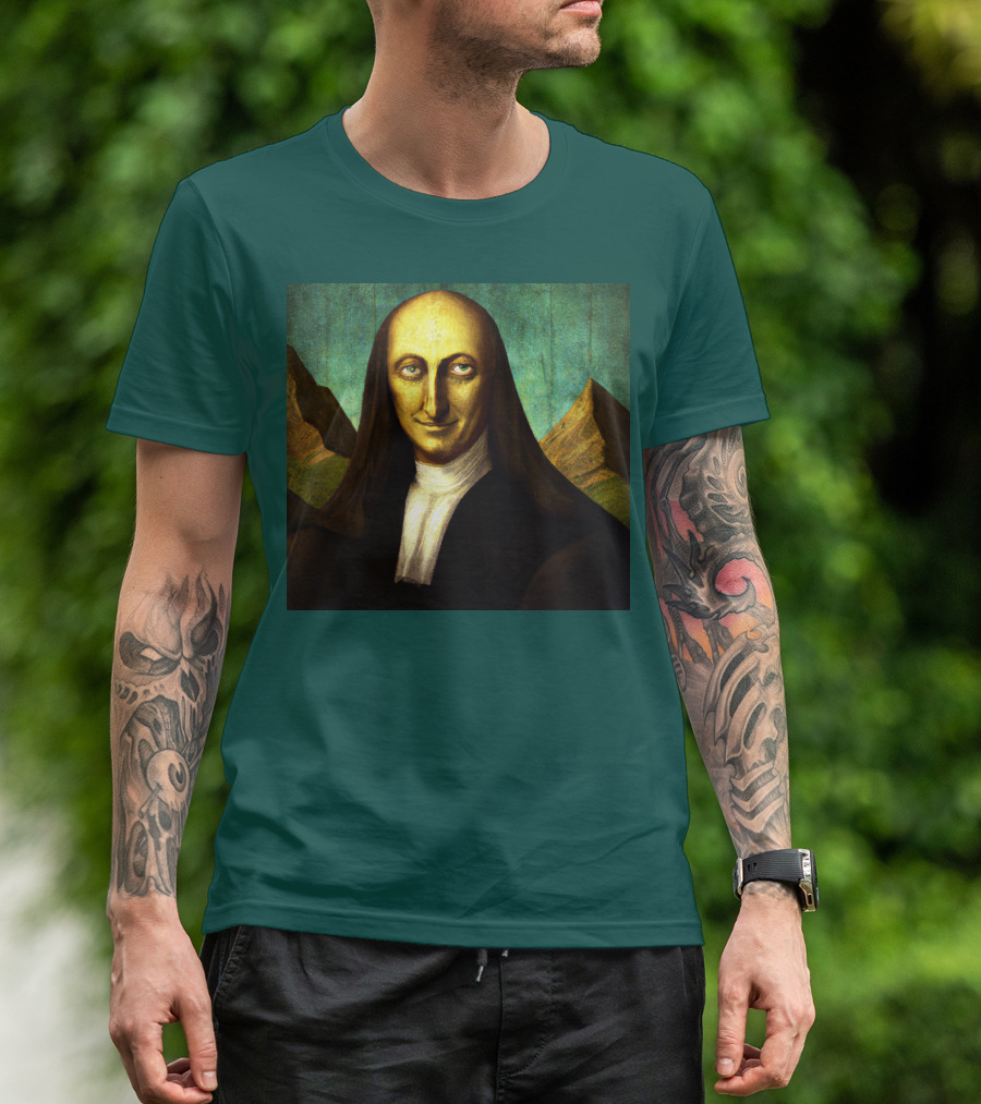 Sphinx Mona Lisa Hybrid Mysterious Smile T-Shirt