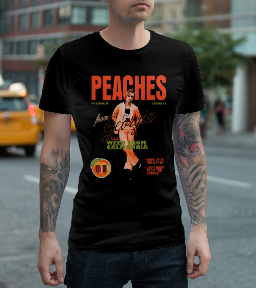 PEACHES Volume 6 Issue 12 from Georgia Plus Weed from California T-Shirt