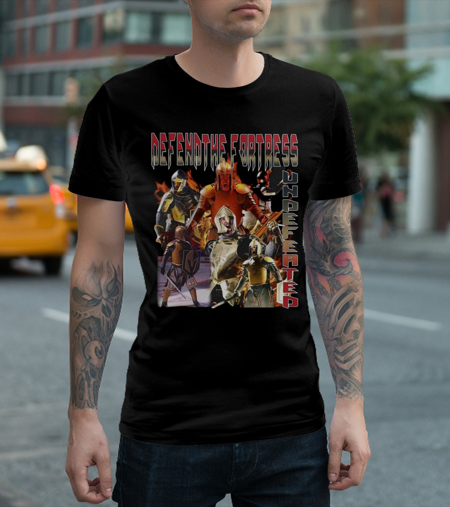 Defend the Fortress Undefeated Knight T-Shirt
