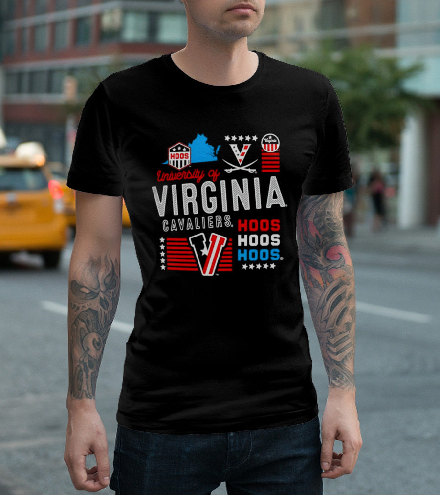 University of Virginia Cavaliers Hoos Sports Team T-Shirt