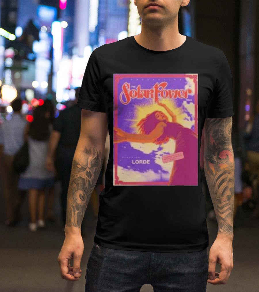The Solar Power Tour Featuring Lorde Dreamy Sunset T-Shirt